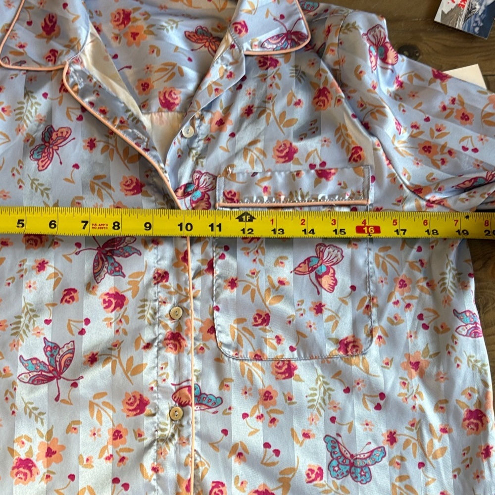Free People Floral Button-Up Womens Whimsical BoHo Top 🤩 - Picture 8 of 9